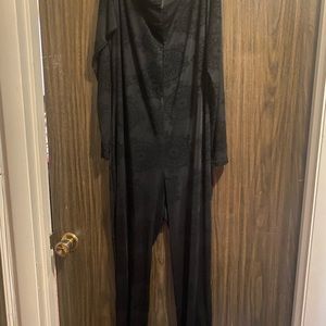 Sheer, mesh jumpsuit
